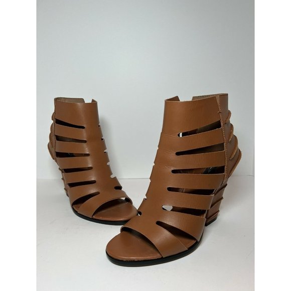 Steven by Steve Madden leather zipper heel Size 9.5 - Picture 1 of 5